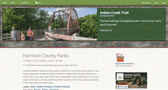 Desktop Screenshot of harrisoncountyparks.com