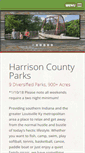 Mobile Screenshot of harrisoncountyparks.com